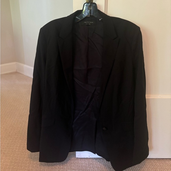 Rag & bone women’s black blazer size 6 - Picture 1 of 3